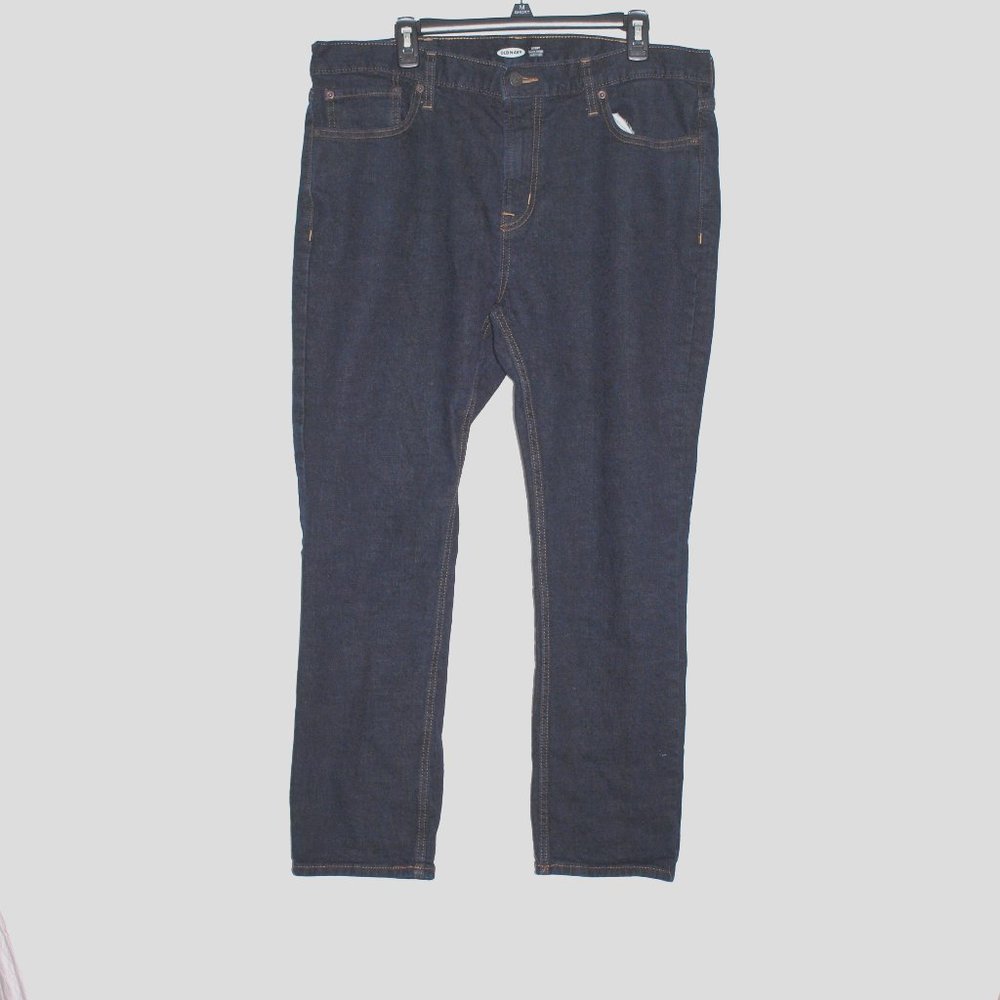 Old Navy Skinny Built -In Tough Blue Jeans Women Size 40 X 29